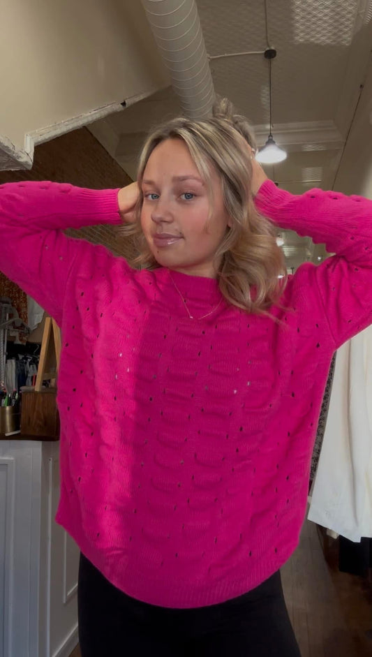 Pink Knit Sweater